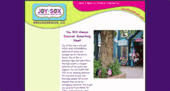 Desktop Screenshot of joyofsoxinbreck.com
